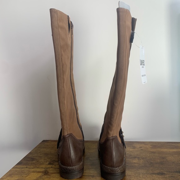 LUKEES by MUK LUKS Spike Aspen Brown Tonal
Tall Fashion Boot Size 7 New with Tag - Picture 13 of 13